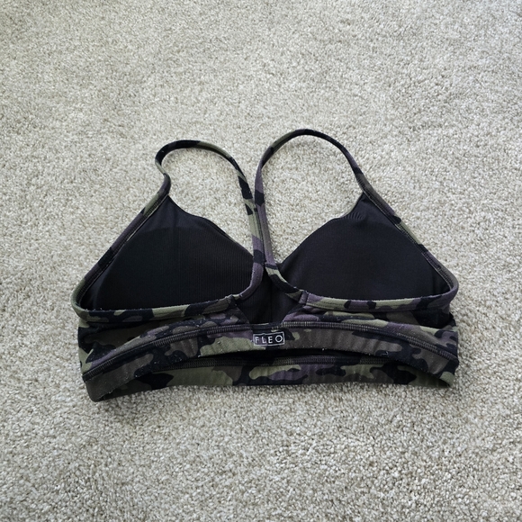 Fleo Camo Reinette Sports Bra Sz XL - Picture 2 of 3